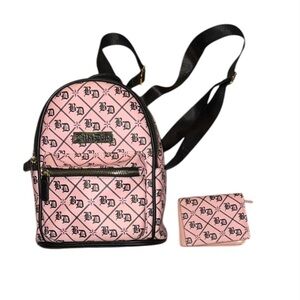 Bella Doña pink gently used pink backpack